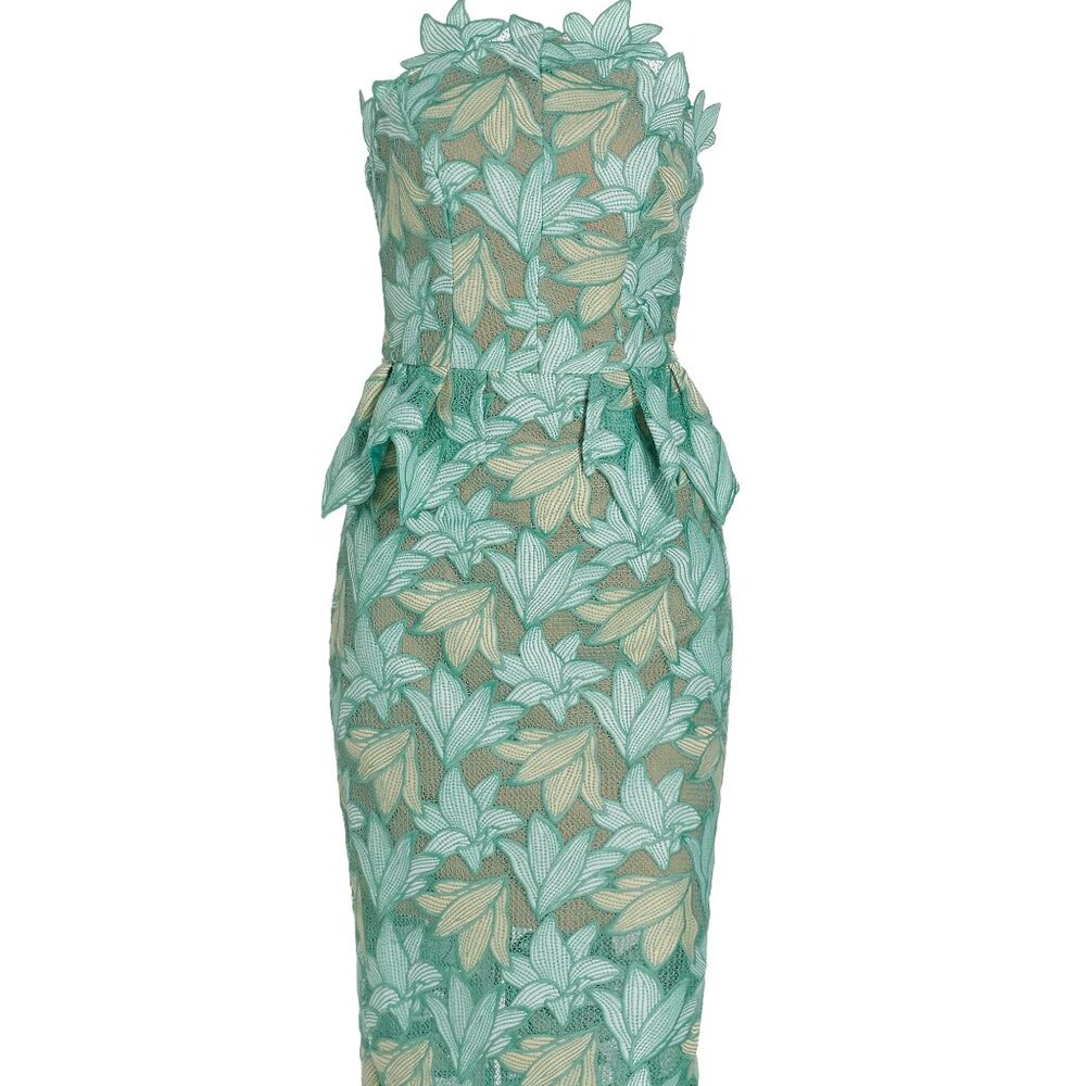 NWT! Elliatt Vinyles Strapless Midi-Dress